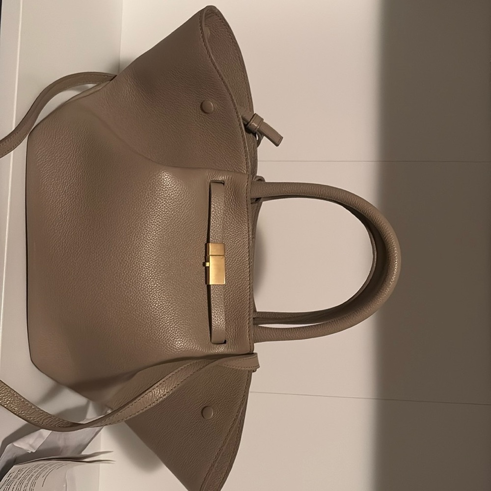 Demellier taupe midi New York bag